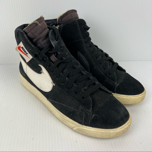 Nike Blazer Mid Rebel Black Sneakers Womens US 9 BQ4022-001 - Picture 3 of 6